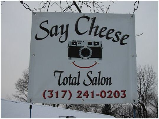 Say Cheese Banner
